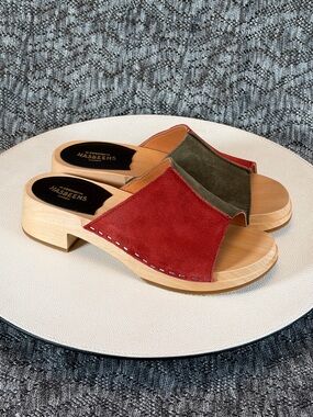 Swedish Hasbeens Combo Clog Sandal size 36